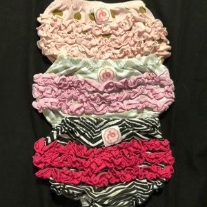 Ruffle buns diaper covers NB -12 months